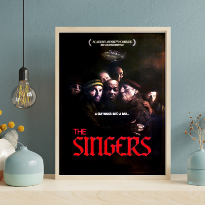 The Singers framed poster