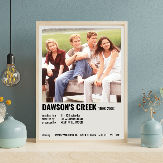 Dawson's Creek minimalist framed poster