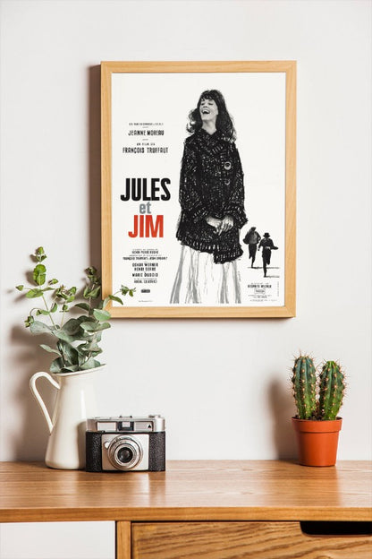 Jules et Jim - framed poster