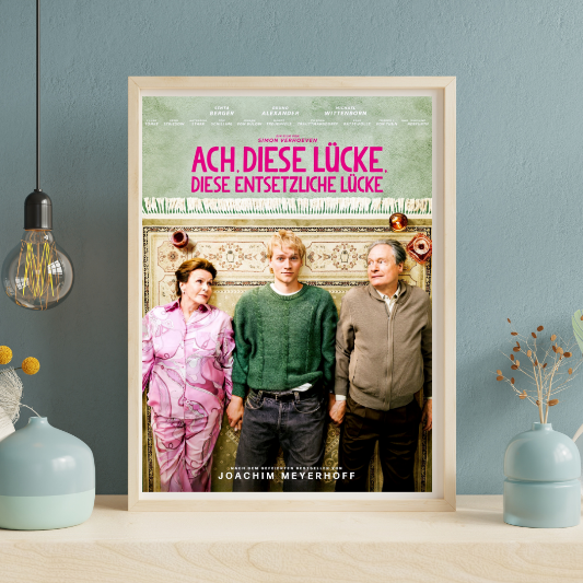 Ach diese Lücke diese entsetzliche Lücke framed poster