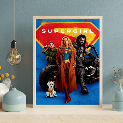 Supergirl framed poster