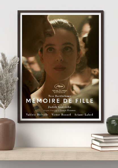 Memoire de fille framed poster