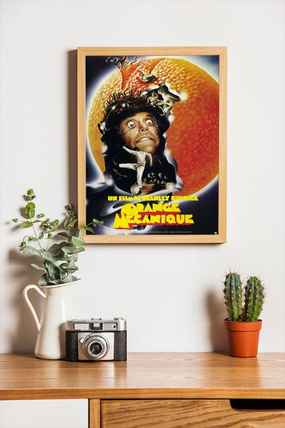 Orange mecanique - framed poster