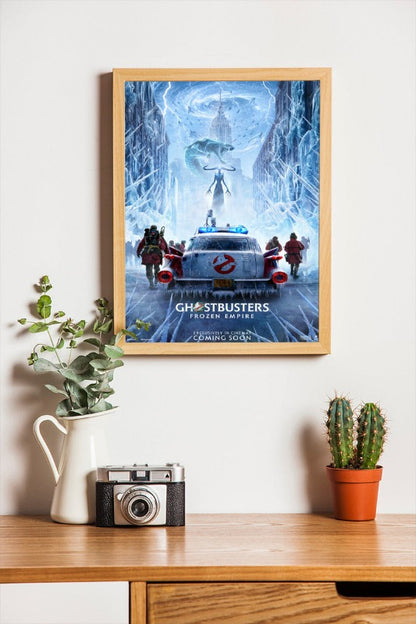 Ghostbusters Frozen Empire - framed poster