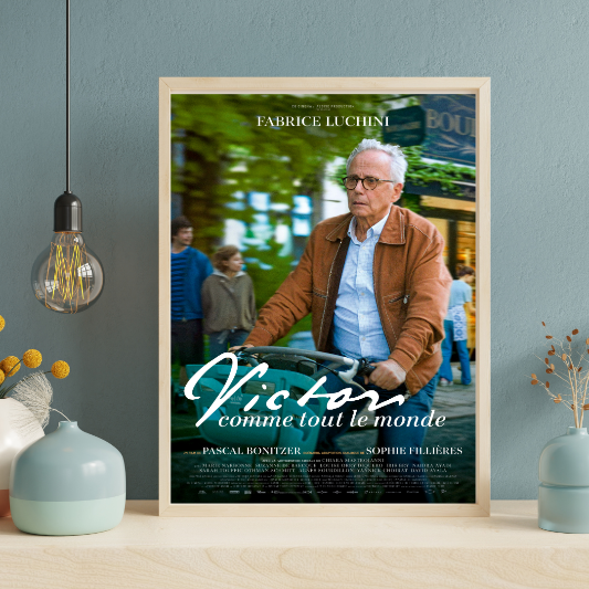 Victor comme tout le monde framed poster