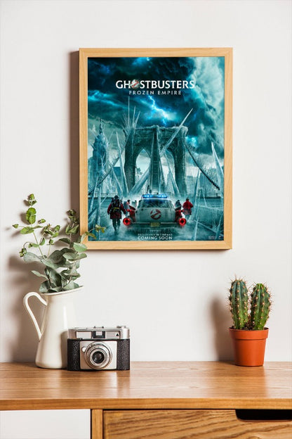 Ghostbusters Frozen Empire - framed poster