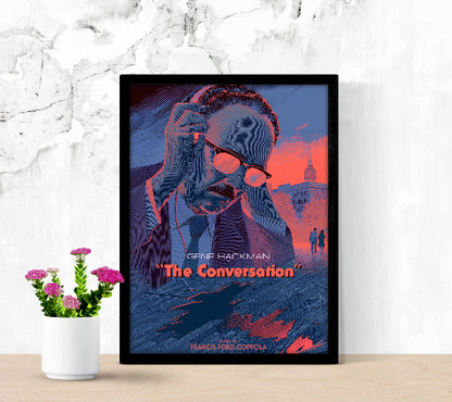 The Conversation framed poster