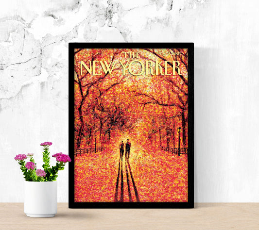 The New Yorker Nov 9 2009 framed poster