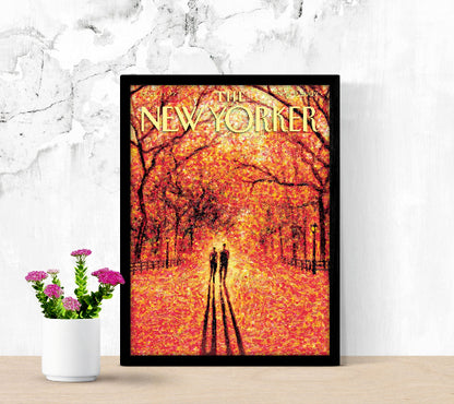 The New Yorker Nov 9 2009 framed poster