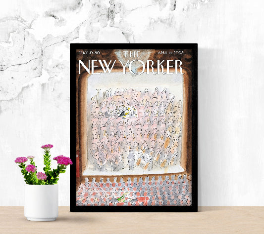 The New Yorker April 14 2008 framed poster
