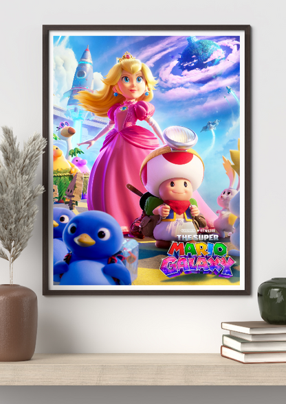 The Super Mario Galaxy framed poster