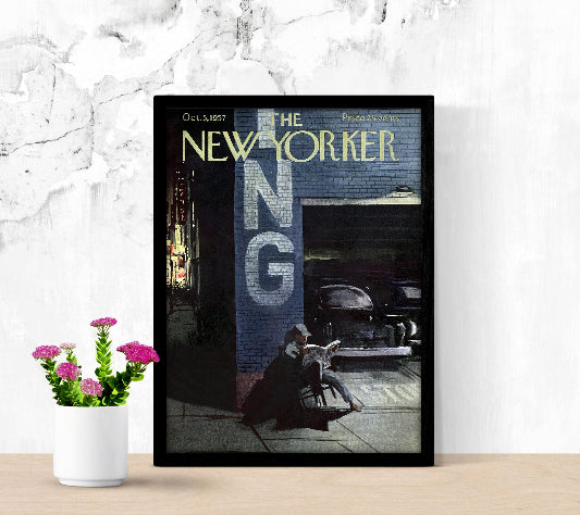 The New Yorker Oct 5 1957 framed poster