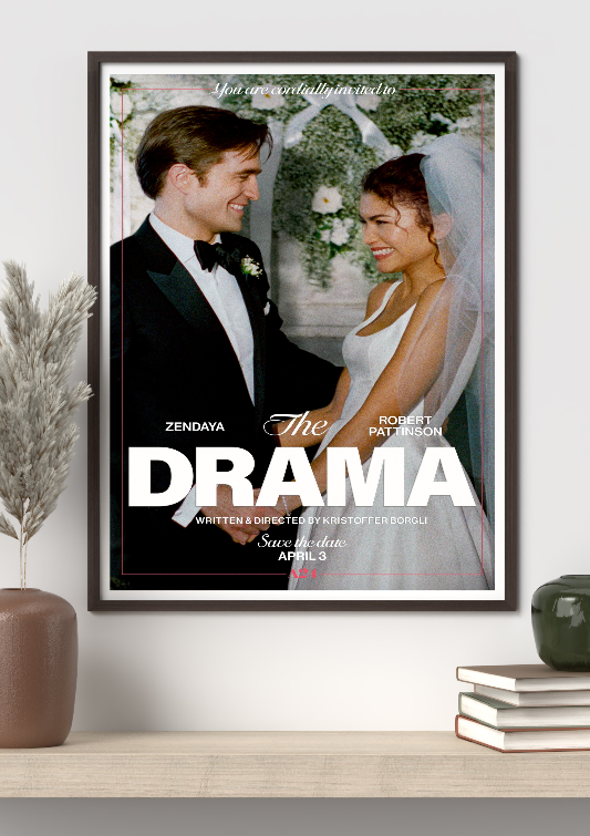 The Drama framed poster