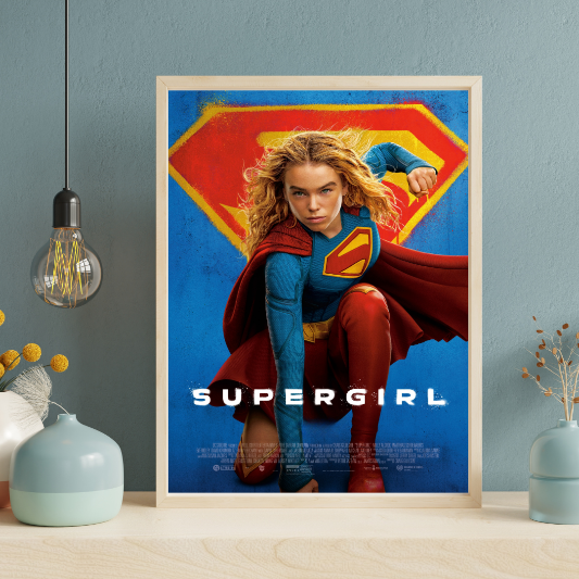 Supergirl framed poster