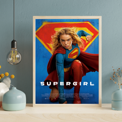 Supergirl framed poster