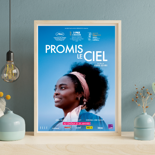 Promis le ciel framed poster