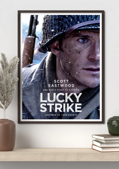 Lucky Strike framed poster