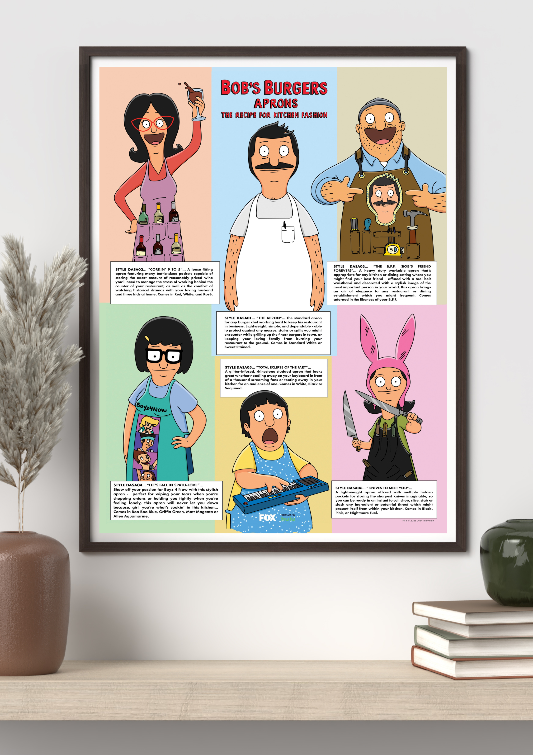 Bob's Burgers framed poster