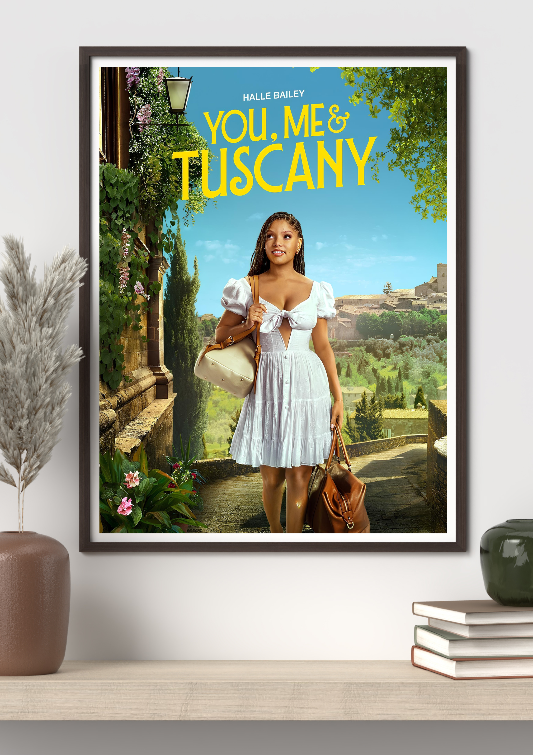 You Me And Tuscany framed poster