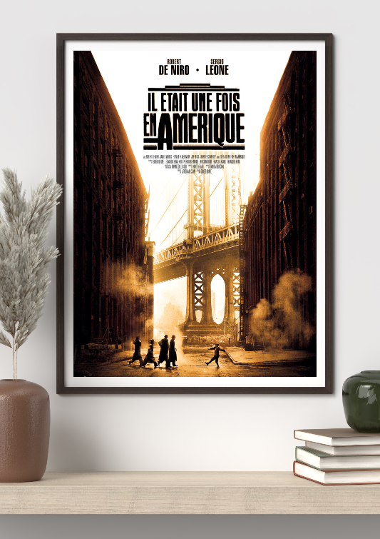 Il etait une fois en Amerique framed poster