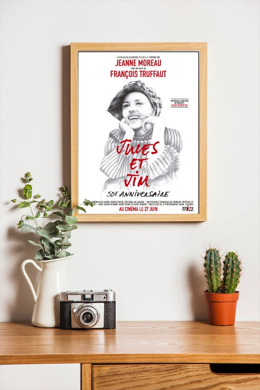 Jules et Jim - framed poster