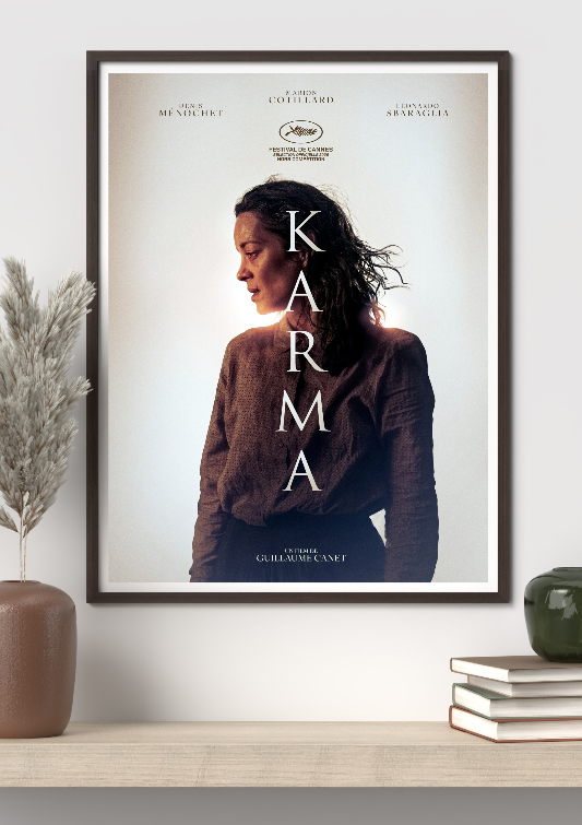 Karma framed poster