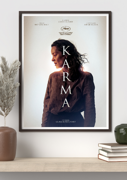 Karma framed poster