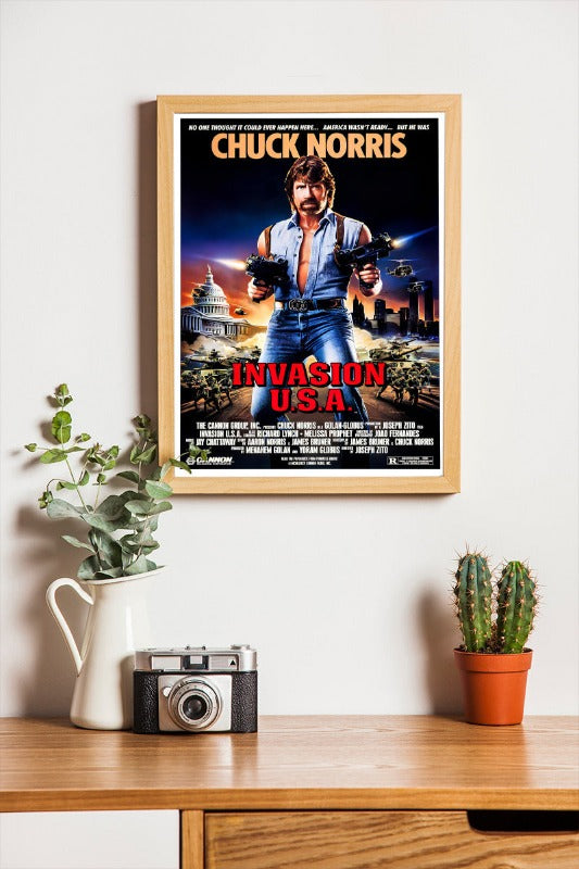 Invasion Usa - framed poster