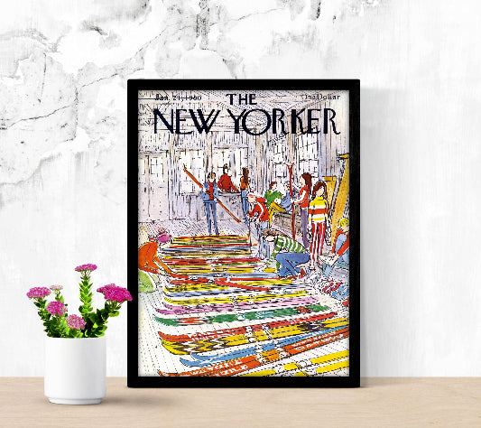 The New Yorker Jan 21  1980 framed poster