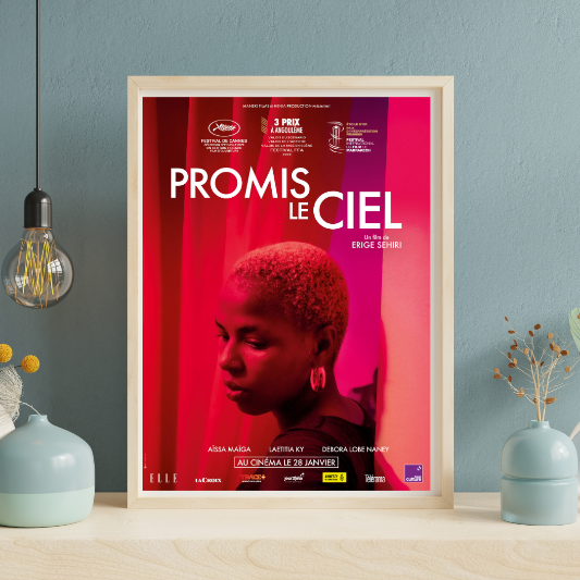 Promis le ciel framed poster