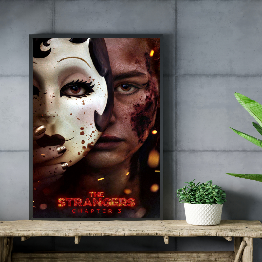 The Strangers Chapter 3 framed poster