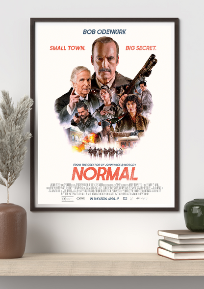 Normal framed poster
