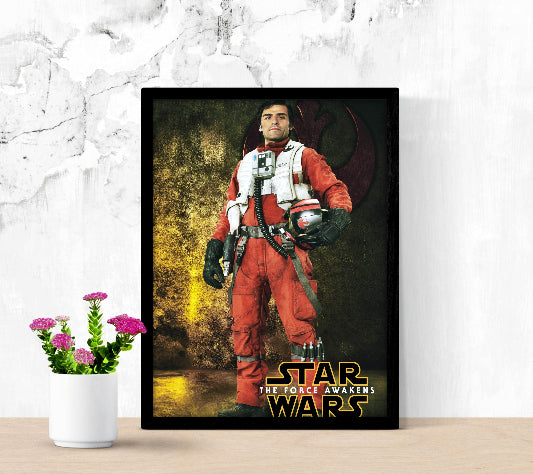 Star Wars The Force Awakens framed poster