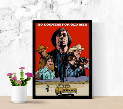 No Country For Old Men - framed poster