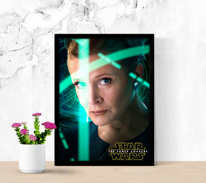 Star Wars The Force Awakens framed poster
