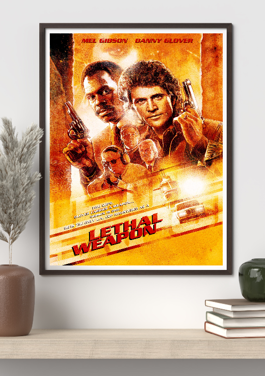 Lethal Weapon framed poster