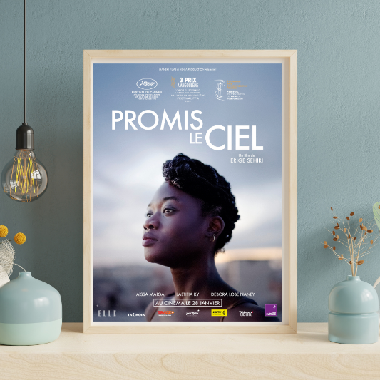 Promis le ciel framed poster