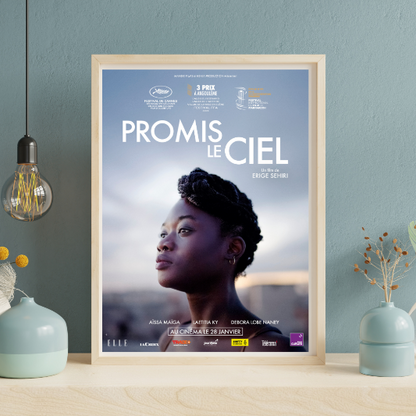 Promis le ciel framed poster