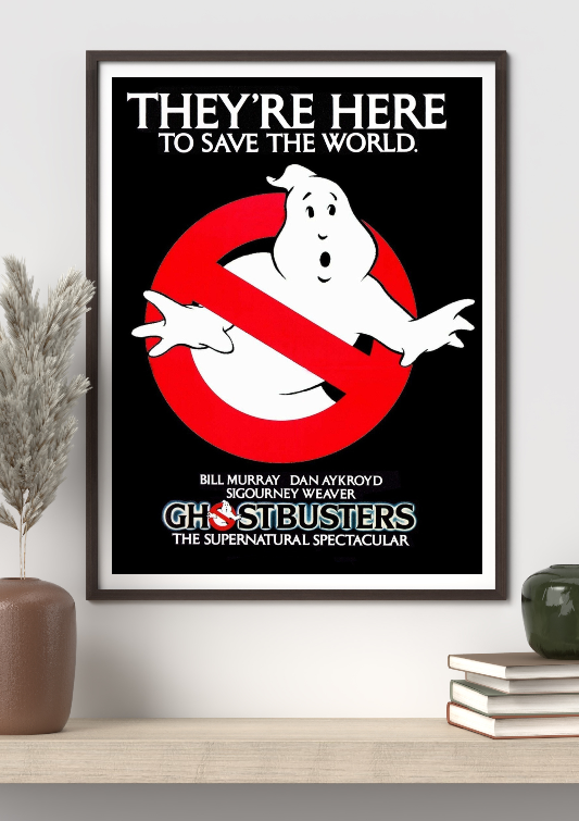 Ghostbusters framed poster