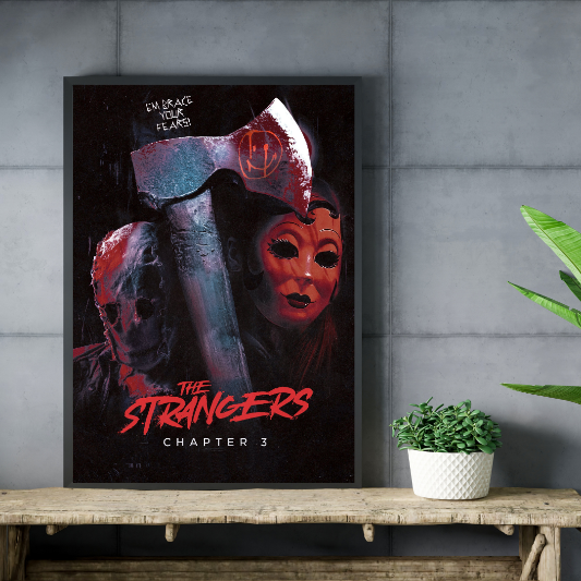 The Strangers Chapter 3 framed poster