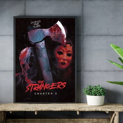 The Strangers Chapter 3 framed poster