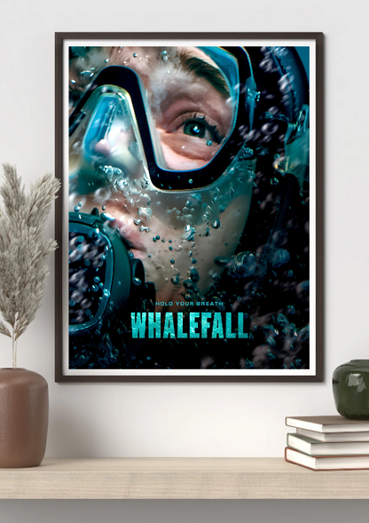 Whalefall framed poster