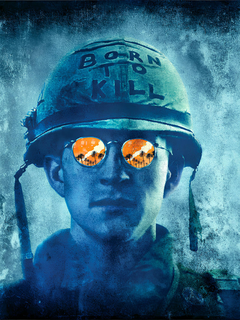 Full Metal Jacket paper poster