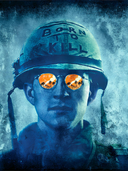 Full Metal Jacket paper poster