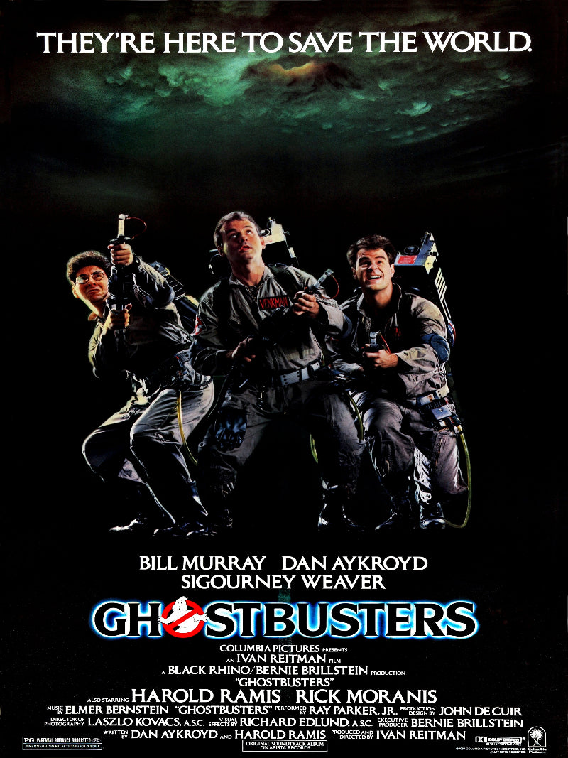 Ghostbusters paper poster