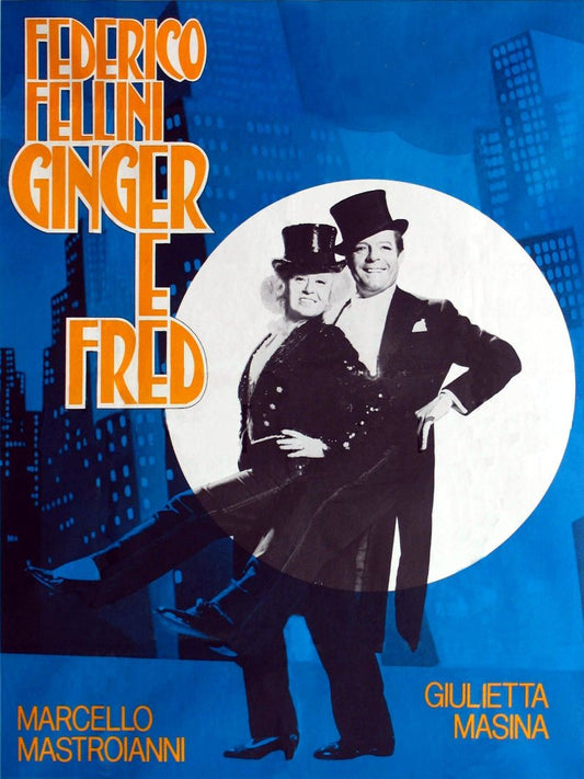 Ginger e Fred paper poster