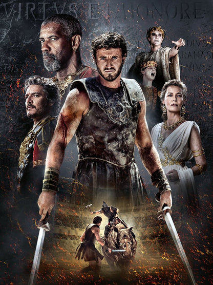 Gladiator II paper poster