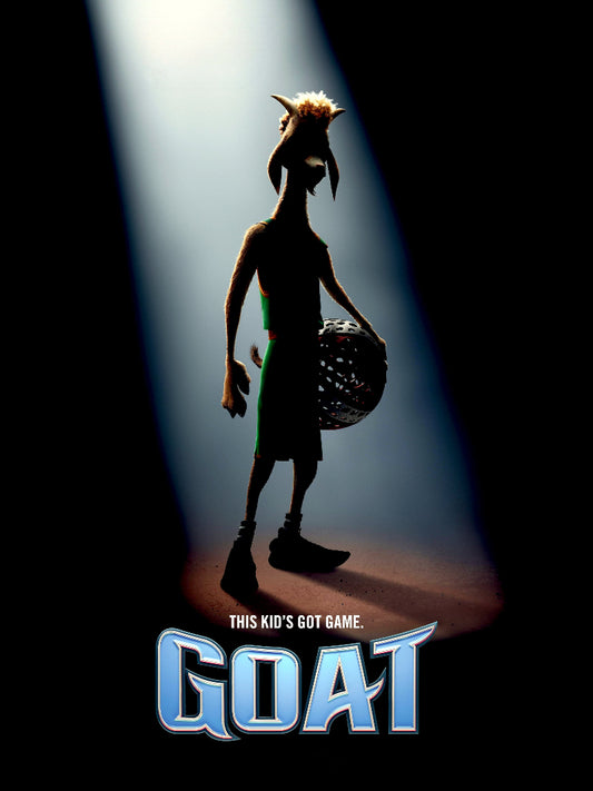 Goat paper poster