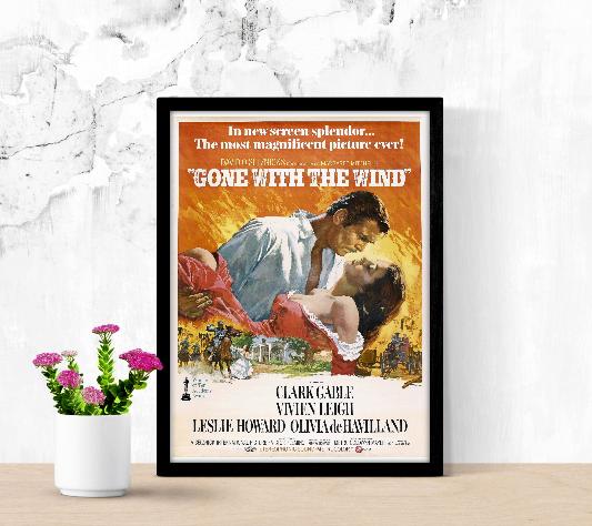 Gone With The Wind framed poster