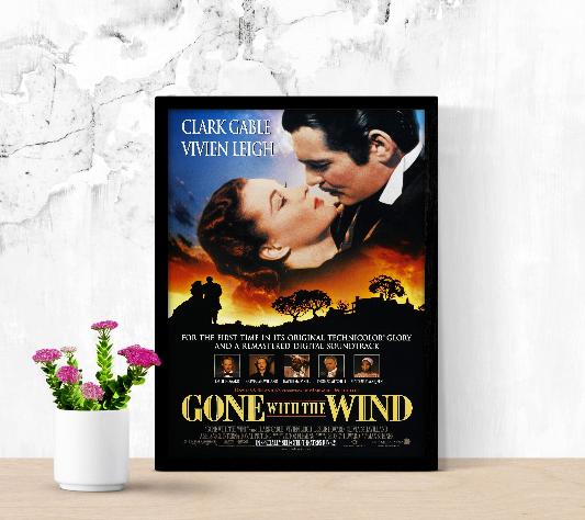 Gone With The Wind framed poster